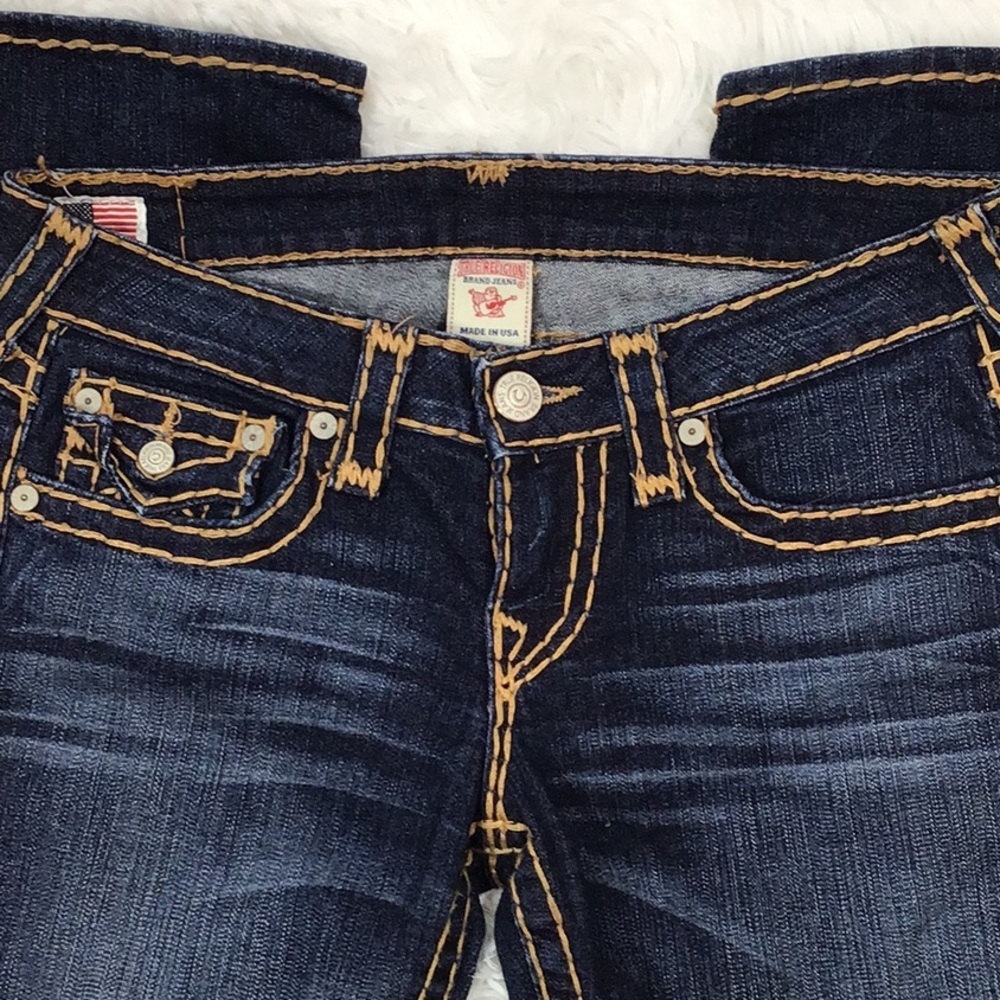 True Religion rare Billy Super T gold label jeans 28